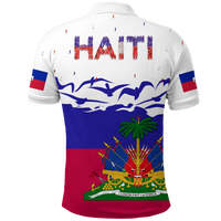 Haiti Happy Polo Shirt Independence Day LT2 - Wonder Print Shop
