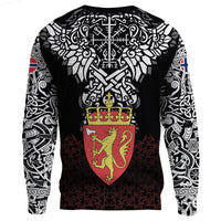Viking Sweatshirt - Norway Viking Symbol RLT12 - Wonder Print Shop