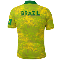Brazil Polo Shirt Football 2022 LT2 - Wonder Print Shop