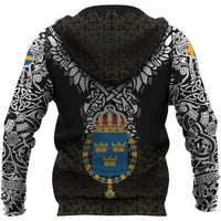 Viking Hoodie Sweden Viking Symbol RLT12 - Wonder Print Shop