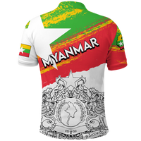 Myanmar Happy Polo Shirt Independence Day LT2 - Wonder Print Shop