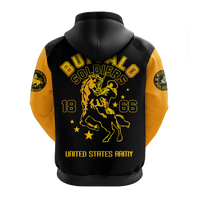 Buffalo Soldiers Hoodie African American Legend Of The Black Soldiers LT2 - Wonder Print Shop