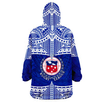 Toa Samoa Rugby Wearabla Blanket Hoodie Siva Tau LT6 - Wonder Print Shop