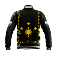Philippines Baseball Jacket Pechera With Side Barong Patterns LT9 - Wonder Print Shop