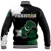 Pakistan Men in Green Cricket Team Baseball Jacket Pakistan Player Flag Style LT9 - Wonder Print Shop