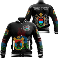 (Custom) Viking - Karelia Flag and Map Baseball Jackets style Viking Geri and Freki RLT12 - Wonder Print Shop