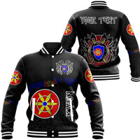 (Custom) Viking - Kven Flag and Map Baseball Jackets style Viking Geri and Freki RLT12 - Wonder Print Shop