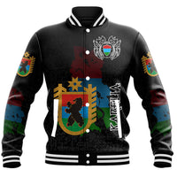 (Custom) Viking - Karelia Flag and Map Baseball Jackets style Viking Geri and Freki RLT12 - Wonder Print Shop