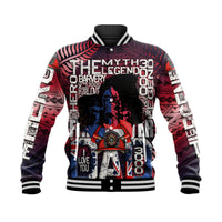 Father's Day - New Zealand Firefighter Dad Baseball Jacket - Maori Pattern Style LT9 - Wonder Print Shop