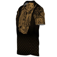 Viking Clothing Viking Odin Raven Tattoo Style Gold Version Baseball Jersey RLT12 - Wonder Print Shop