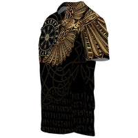 Viking Clothing Viking Odin's Celtic Two Ravens Gold Version Baseball Jersey RLT12 - Wonder Print Shop
