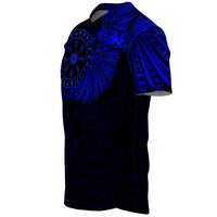 Viking Clothing Viking Odin's Celtic Two Ravens Blue Version Baseball Jersey RLT12 - Wonder Print Shop