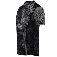 Viking Clothing Vegvisir With Raven Viking Compass Baseball Jersey RLT12 - Wonder Print Shop
