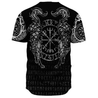 Viking Clothing Viking Compass Vegvisir Tattoo Baseball Jersey RLT12 - Wonder Print Shop