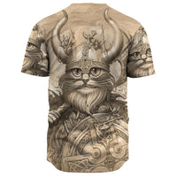 Viking Clothing Vikings Cat Baseball Jersey RLT12 - Wonder Print Shop