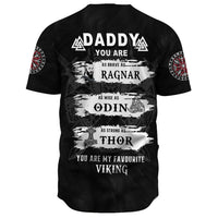 Viking Clothing Viking Daddy Baseball Jersey RLT12 - Wonder Print Shop