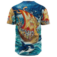 Viking Clothing Vikings Cat Drakkar Warship Baseball Jersey RLT12 - Wonder Print Shop