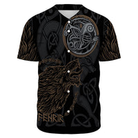 Viking Clothing Viking Fenrir Norse Wolf Baseball Jersey RLT12 - Wonder Print Shop