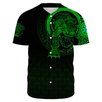 Viking Clothing Viking Fenrir Norse 3D Green Baseball Jersey RLT12 - Wonder Print Shop
