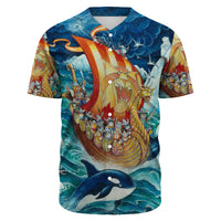 Viking Clothing Vikings Cat Drakkar Warship Baseball Jersey RLT12 - Wonder Print Shop