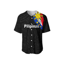 Custom Personalised Pilipinas Baseball Jersey Simple Style- Black LT6 - Wonder Print Shop