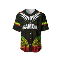Custom Personalised Samoa Ula Nifo Tribal Baseball Jersey Reggage Style LT6 - Wonder Print Shop