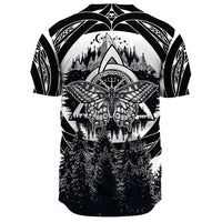 Viking Butterfly Style Celtic Of Pine Forest Baseball Jersey RLT12 - Wonder Print Shop