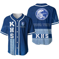 (Custom Personalised) Kailua High School Baseball Jersey - KHS Hawaii Pattern LT13 - Wonder Print Shop