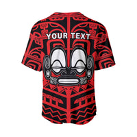 (Custom Personalised) Marquesas Islands Baseball Jersey - Marquesas Tattoo LT13 - Wonder Print Shop