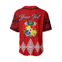 (Custom Personalised) Kingdom of Tonga Baseball Jersey 2021 Tonga National Day LT13 - Wonder Print Shop