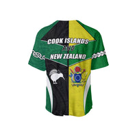 Cook Islands and New Zealand Baseball Jersey Polynesian mix Maori LT13 - Wonder Print Shop