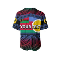 (Custom Personalised) Shefa Province Baseball Jersey Of Vanuatu Polynesian Patterns LT6 - Wonder Print Shop