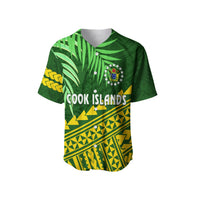 Cook Islands Baseball Jersey Coconut Leaf LT13 - Wonder Print Shop