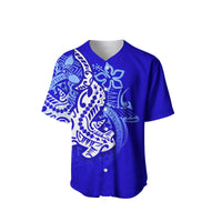 Custom Personalised Polynesian Baseball Jersey Hammerhead shark LT6 - Wonder Print Shop