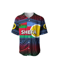 (Custom Personalised) Shefa Province Baseball Jersey Of Vanuatu Polynesian Patterns LT6 - Wonder Print Shop