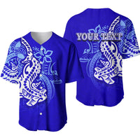 Custom Personalised Polynesian Baseball Jersey Hammerhead shark LT6 - Wonder Print Shop