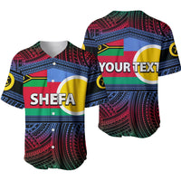 (Custom Personalised) Shefa Province Baseball Jersey Of Vanuatu Polynesian Patterns LT6 - Wonder Print Shop