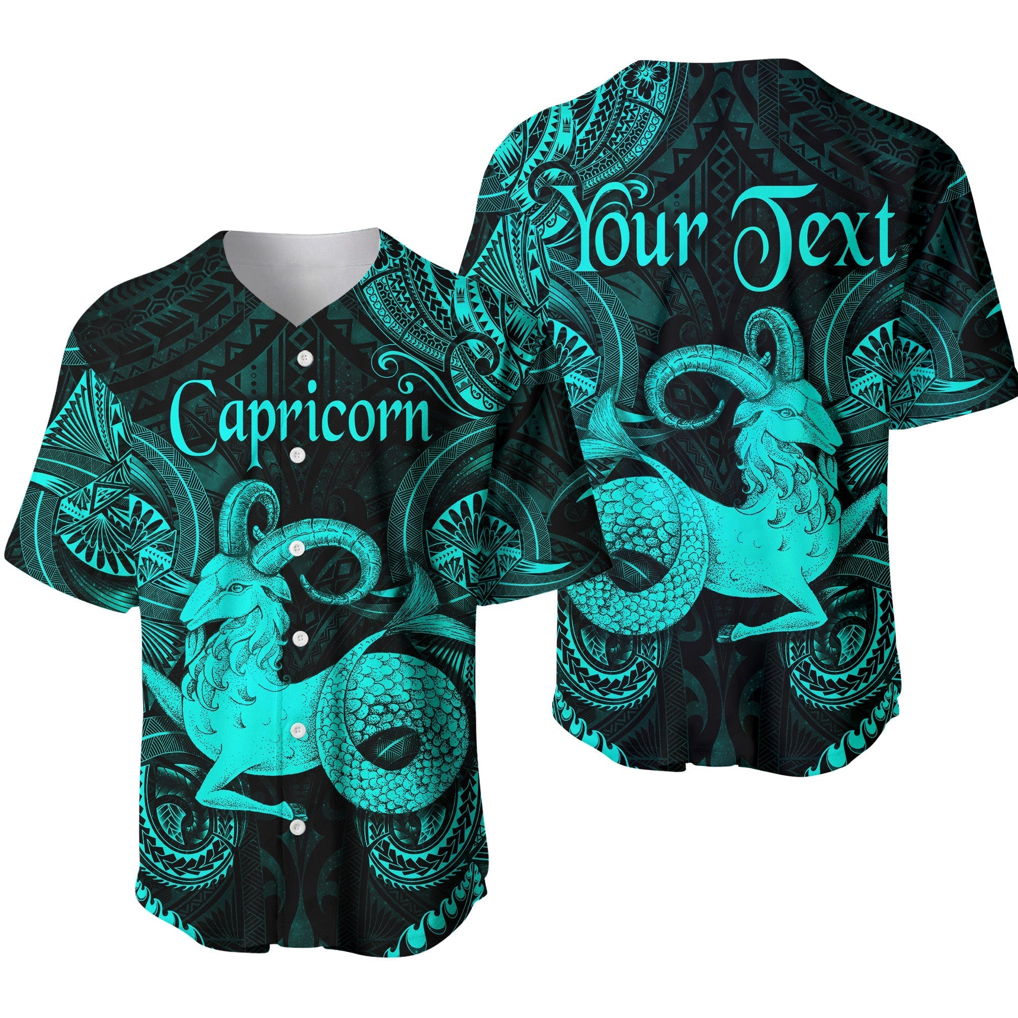 custom-personalised-capricorn-zodiac-polynesian-baseball-jersey-unique-style-turquoise