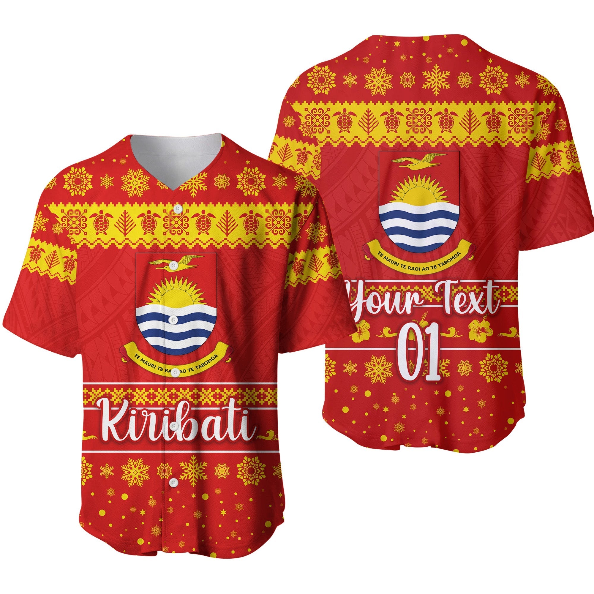 custom-personalised-kiribati-christmas-baseball-jersey-simple-style