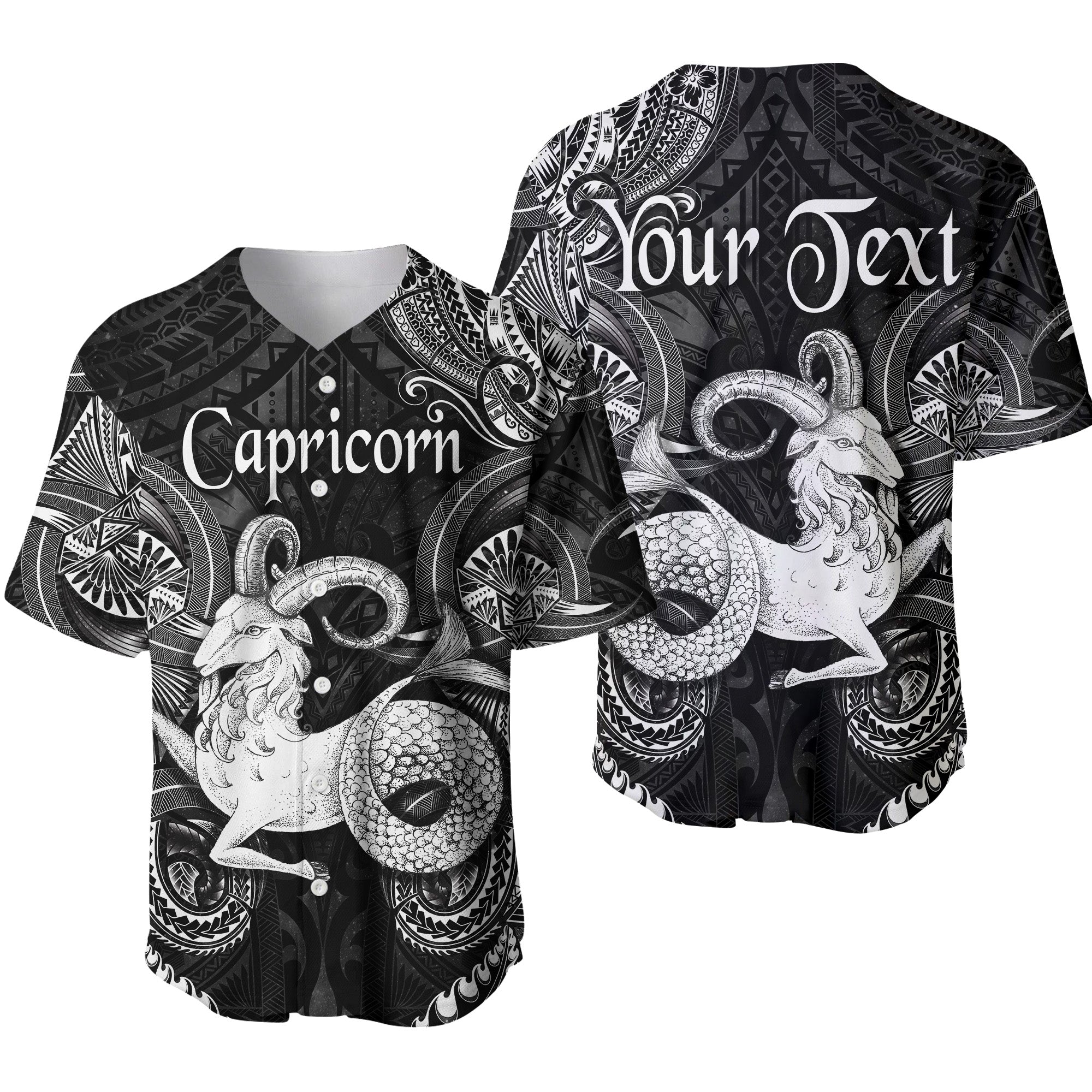 custom-personalised-capricorn-zodiac-polynesian-baseball-jersey-unique-style-black