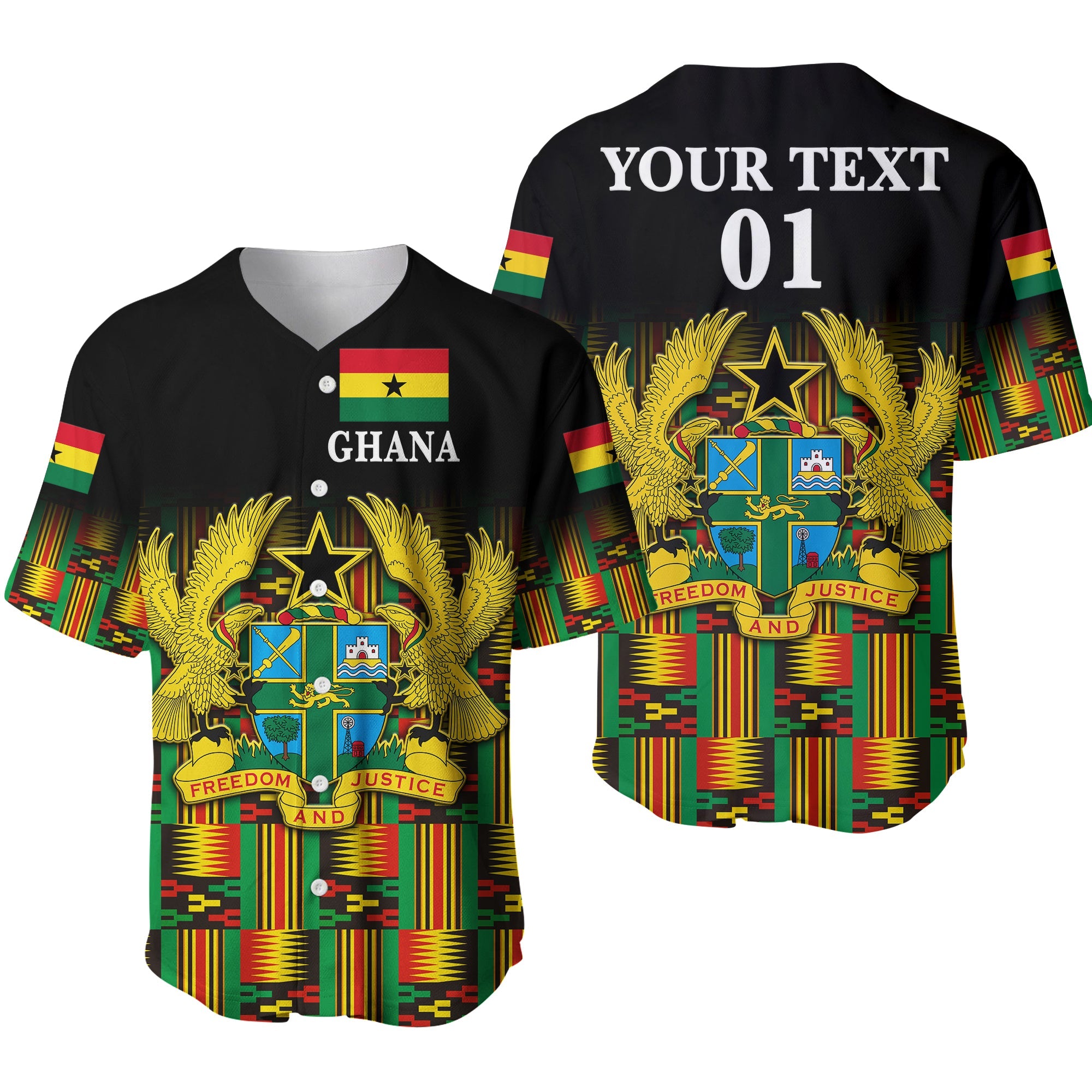 custom-personalised-ghana-baseball-jersey-coat-of-arms-kente-pride
