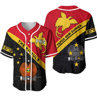 Papua New Guinea Rugby Baseball Jersey The Kumuls PNG LT13 - Wonder Print Shop