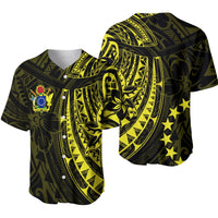 Cook Islands Baseball Jersey Polynesian Flowers LT13 - Wonder Print Shop