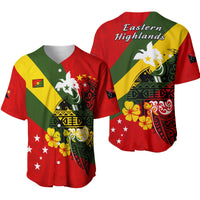 Eastern Highlands Province Baseball Jersey Peaceful PNG LT13 - Wonder Print Shop