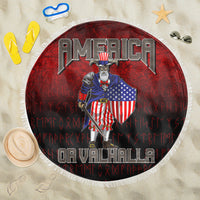 Viking Beach Blanket America Or Valhalla Beach Blanket RLT12 - Wonder Print Shop