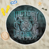 Wonder Print Shop Beach Blanket - Victory or Valhalla Beach Blanket RLT12 - Wonder Print Shop