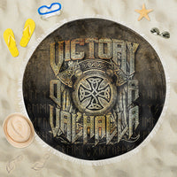 Wonder Print Shop Beach Blanket - Victory or Valhalla Beach Blanket RLT12 - Wonder Print Shop