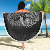 Viking Beach Blanket Ragnarok Huginn Muninn Special Version Beach Blanket RLT12 - Wonder Print Shop