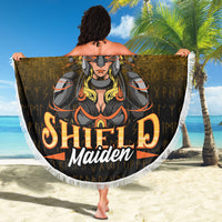 Viking Beach Blanket Future Shield Maiden Beach Blanket RLT12 - Wonder Print Shop