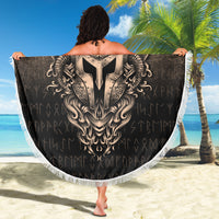 Viking Beach Blanket The Armor Of Viking Gold Version Beach Blanket RLT12 - Wonder Print Shop